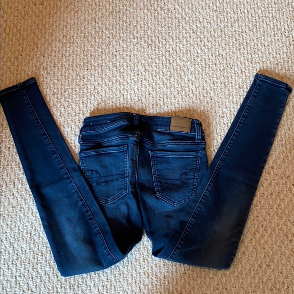 American Eagle Blue Jeggings